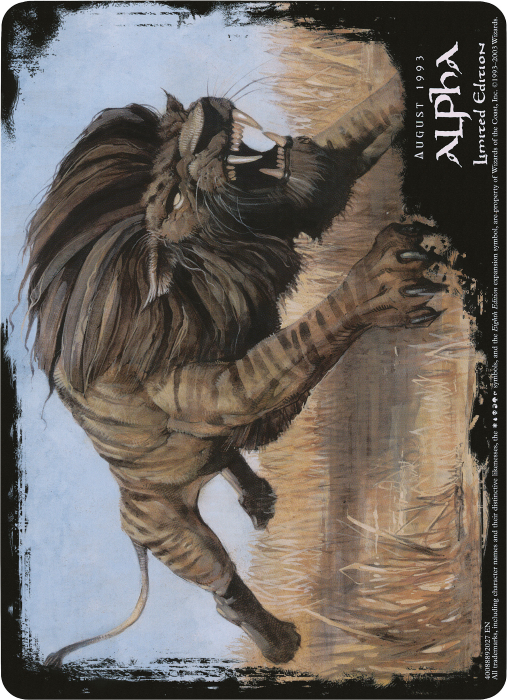 Savannah Lions (Oversized) [Eighth Edition Box Topper] | Shuffle n Cut Hobbies & Games