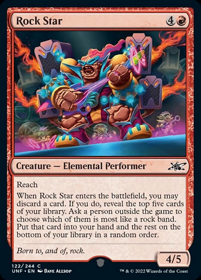Rock Star [Unfinity] | Shuffle n Cut Hobbies & Games