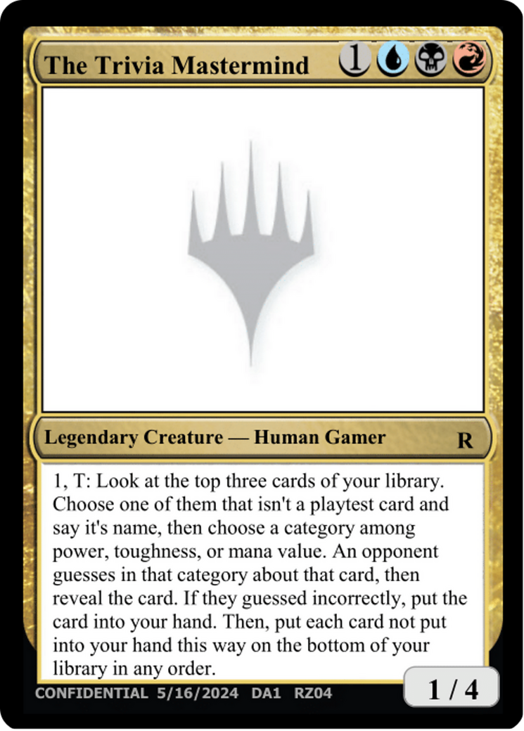 The Trivia Mastermind [Unknown Event] | Shuffle n Cut Hobbies & Games