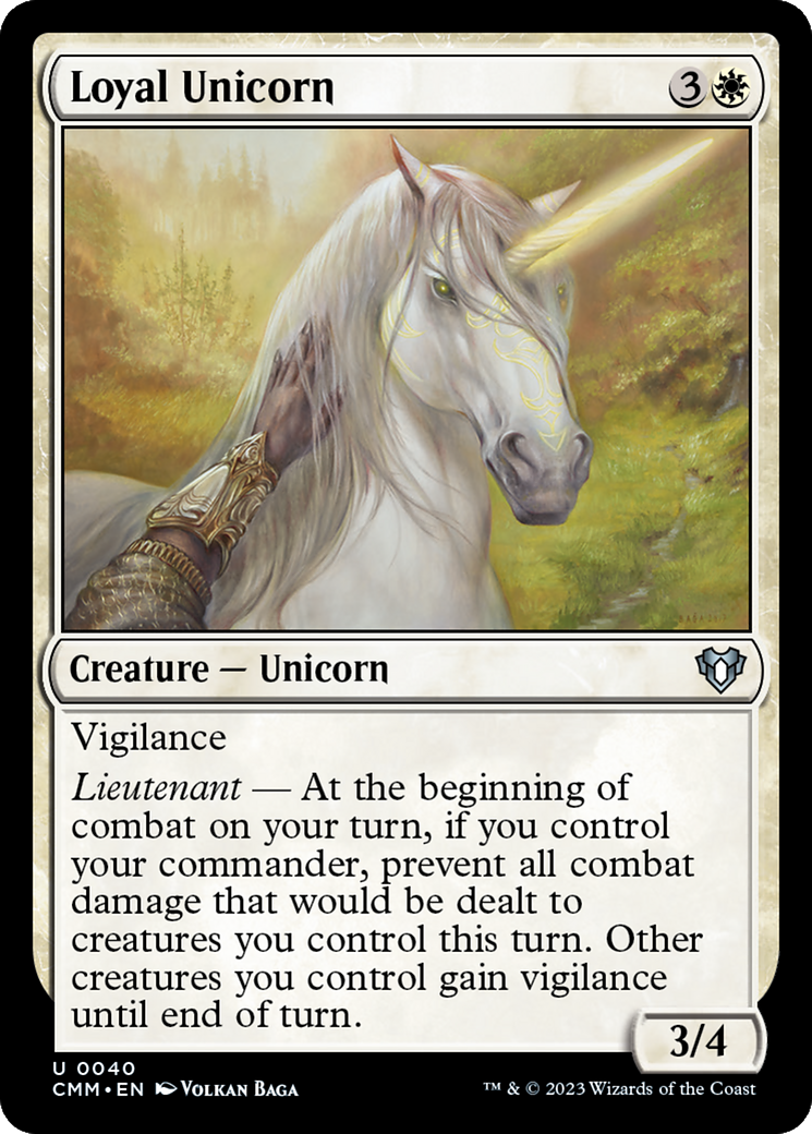 Loyal Unicorn [Commander Masters] | Shuffle n Cut Hobbies & Games