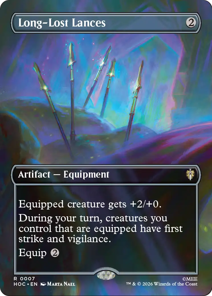 Long-Lost Lances (Borderless) [The Hobbit: Eternal-Legal] | Shuffle n Cut Hobbies & Games