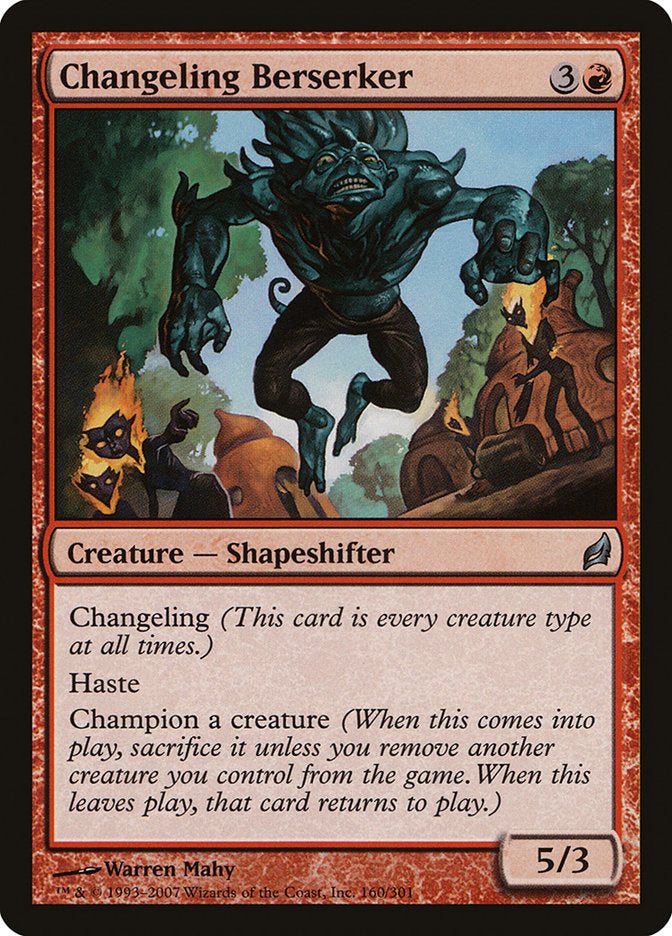 Changeling Berserker [Lorwyn] | Shuffle n Cut Hobbies & Games