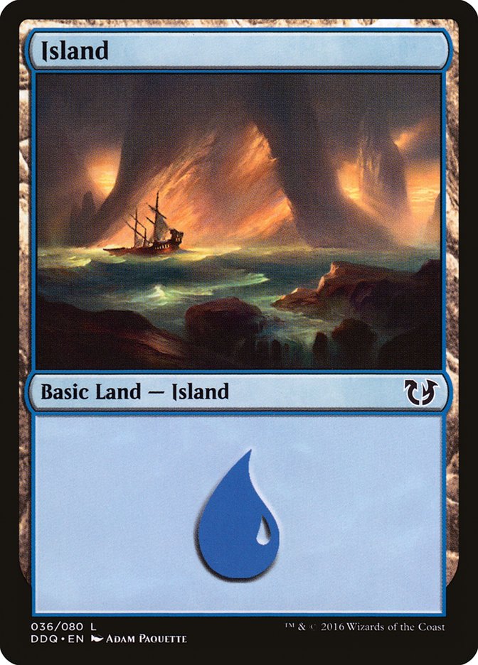 Island (36) [Duel Decks: Blessed vs. Cursed] | Shuffle n Cut Hobbies & Games