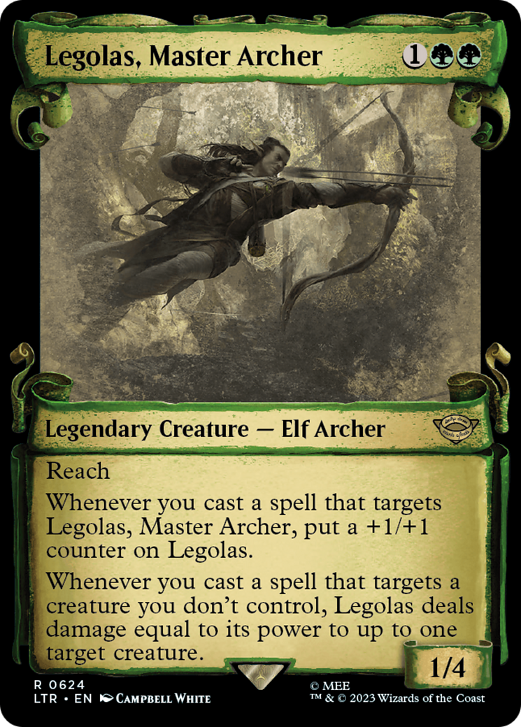 Legolas, Master Archer [The Lord of the Rings: Tales of Middle-Earth Showcase Scrolls] | Shuffle n Cut Hobbies & Games