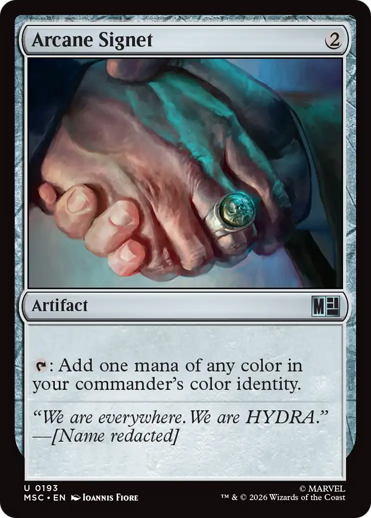 Arcane Signet (0193) (Surge Foil) [Marvel Super Heroes Commander] | Shuffle n Cut Hobbies & Games