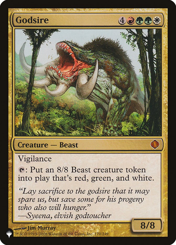 Godsire [The List] | Shuffle n Cut Hobbies & Games