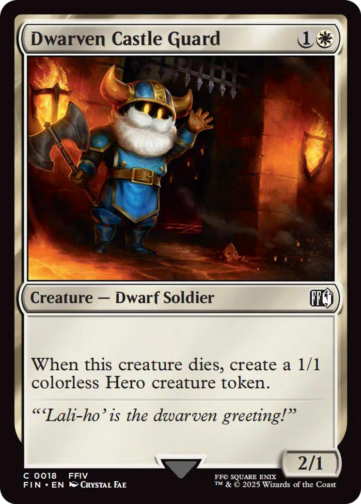 Dwarven Castle Guard [FINAL FANTASY] | Shuffle n Cut Hobbies & Games