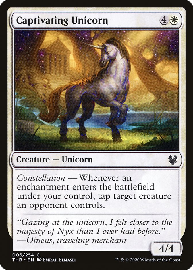Captivating Unicorn [Theros Beyond Death] | Shuffle n Cut Hobbies & Games