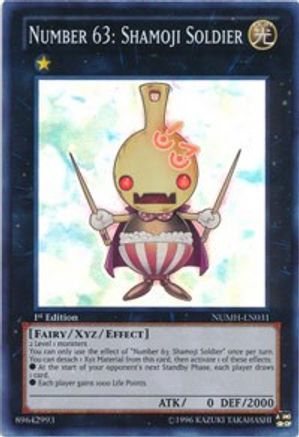Number 63: Shamoji Soldier [NUMH-EN031] Super Rare | Shuffle n Cut Hobbies & Games