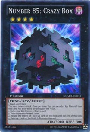 Number 85: Crazy Box [NUMH-EN033] Super Rare | Shuffle n Cut Hobbies & Games