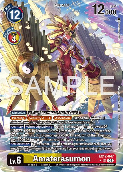 Amaterasumon [EX12-047] (Alternate Art) [Digital World Shambala] | Shuffle n Cut Hobbies & Games