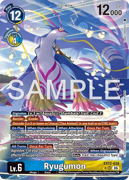 Ryugumon [EX12-036] (Alternate Art) [Digital World Shambala] | Shuffle n Cut Hobbies & Games