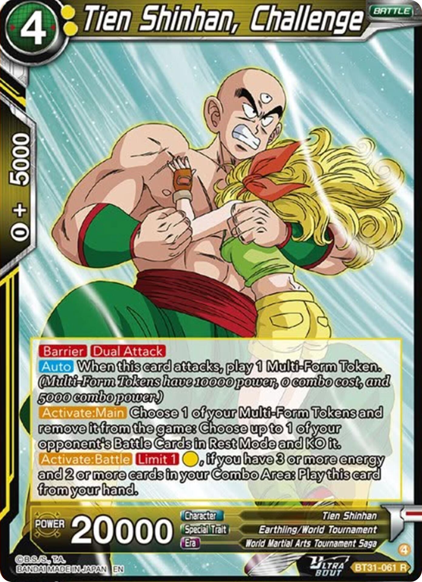 Tien Shinhan, Challenge (BT31-061) [Impact Beyond Dimensions] | Shuffle n Cut Hobbies & Games
