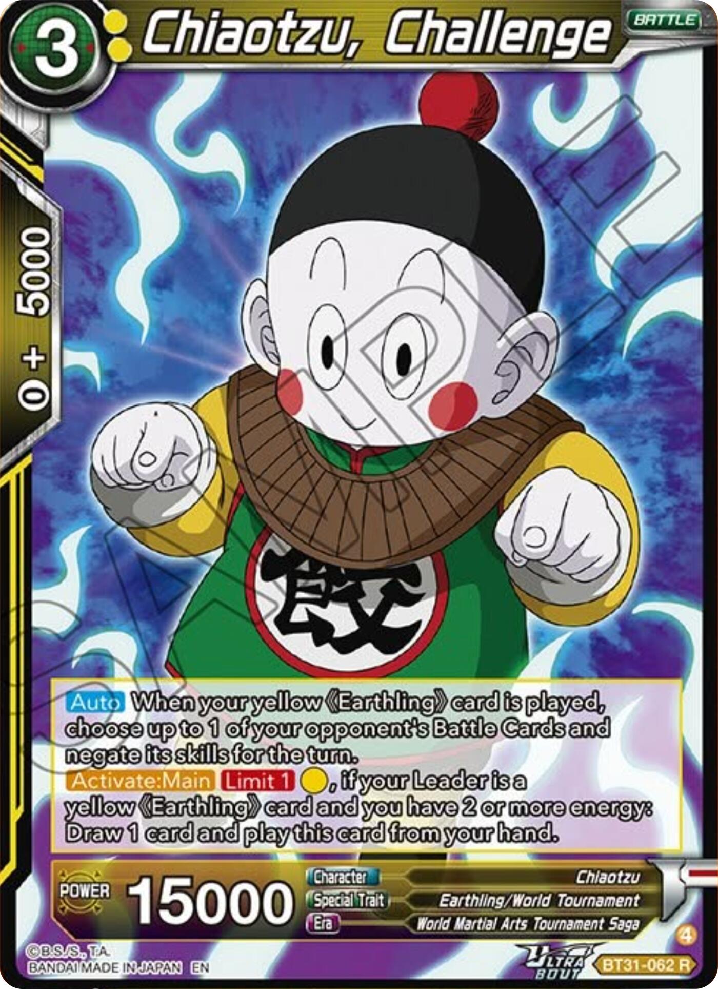 Chiaotzu, Challenge (BT31-062) [Impact Beyond Dimensions] | Shuffle n Cut Hobbies & Games