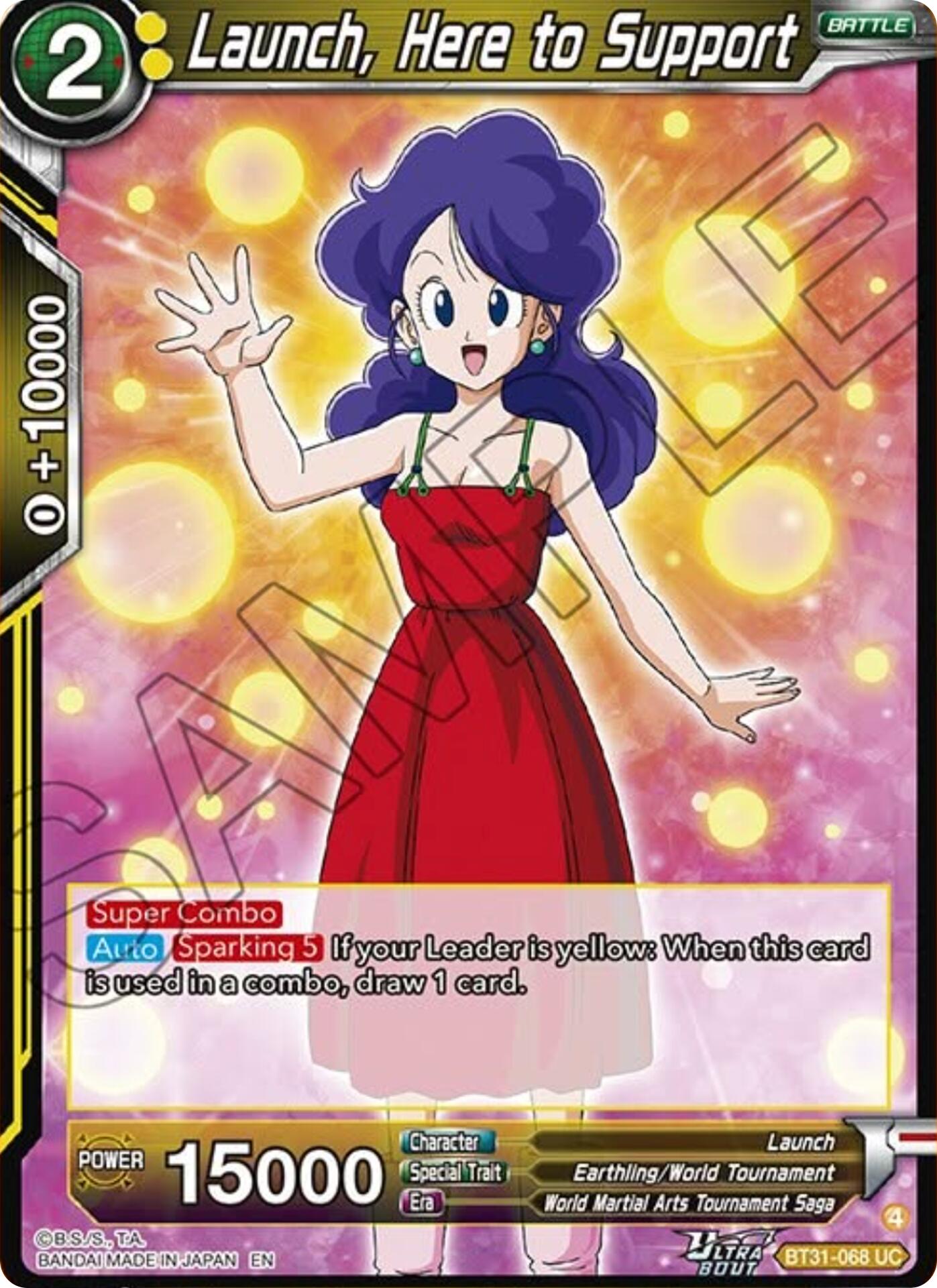 Launch, Here to Support (BT31-068) [Impact Beyond Dimensions] | Shuffle n Cut Hobbies & Games