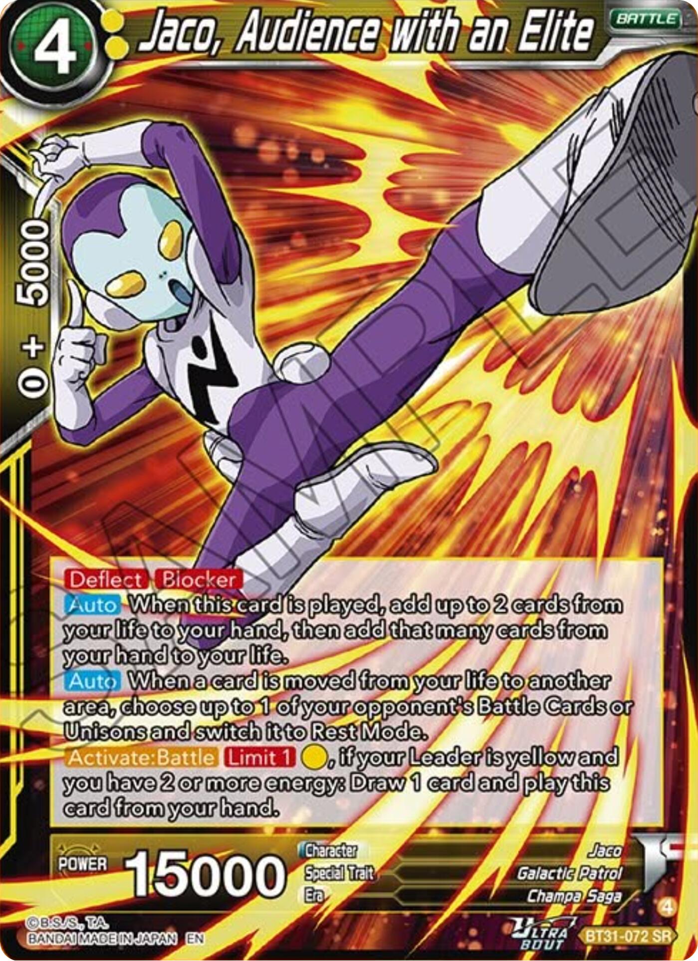 Jaco, Audience with an Elite (BT31-072) [Impact Beyond Dimensions] | Shuffle n Cut Hobbies & Games