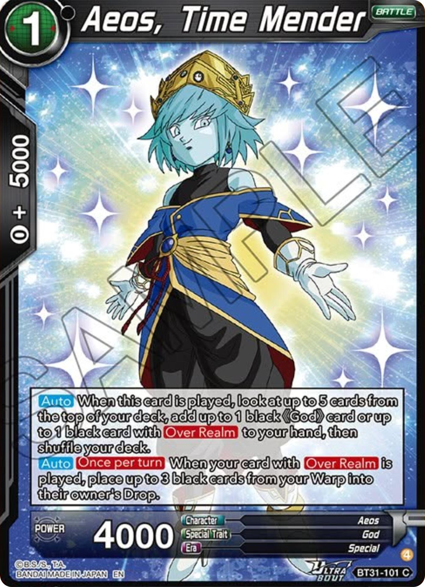 Aeos, Time Mender (BT31-101) [Impact Beyond Dimensions] | Shuffle n Cut Hobbies & Games
