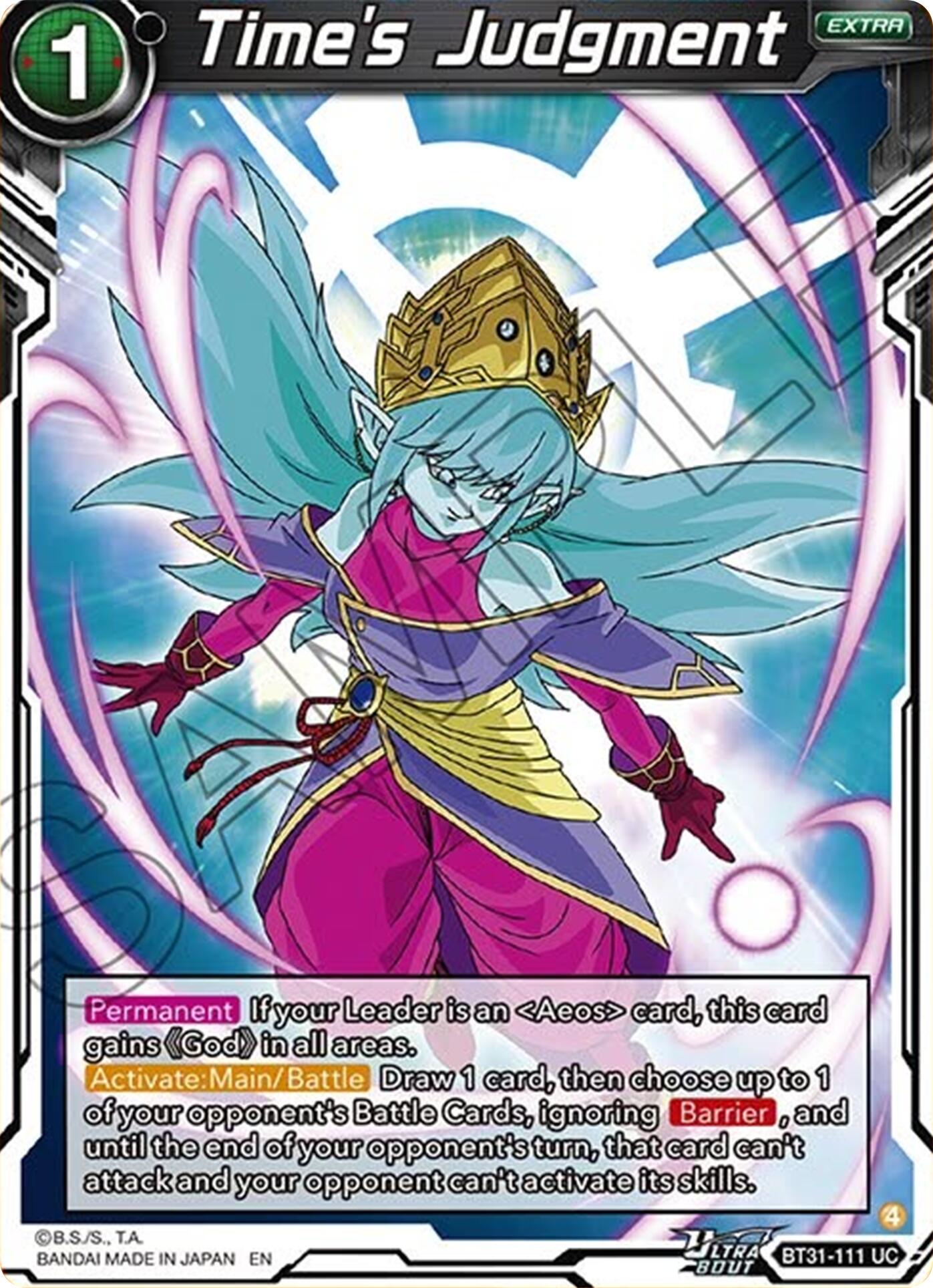 Time's Judgment (BT31-111) [Impact Beyond Dimensions] | Shuffle n Cut Hobbies & Games