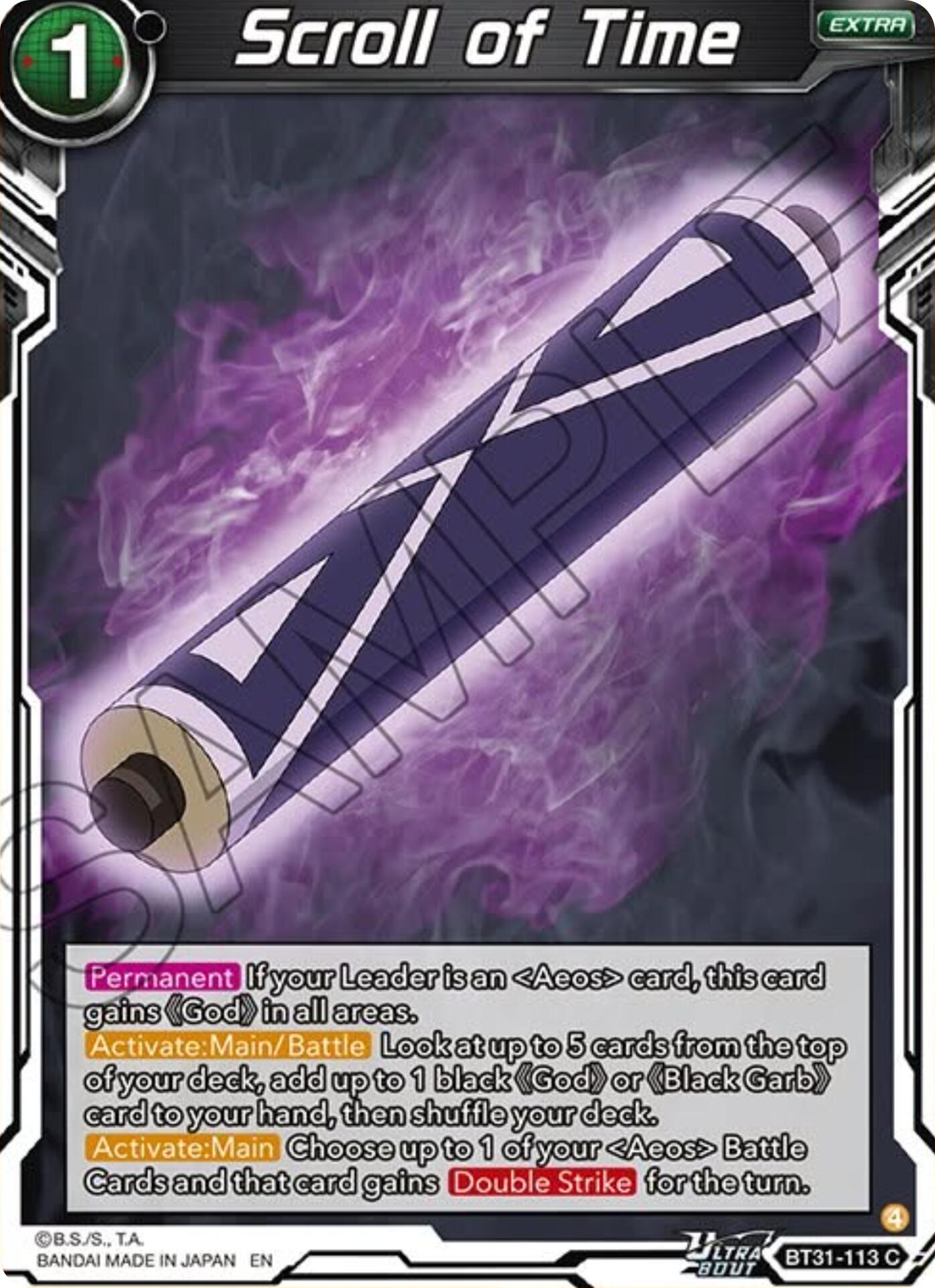 Scroll of Time (BT31-113) [Impact Beyond Dimensions] | Shuffle n Cut Hobbies & Games