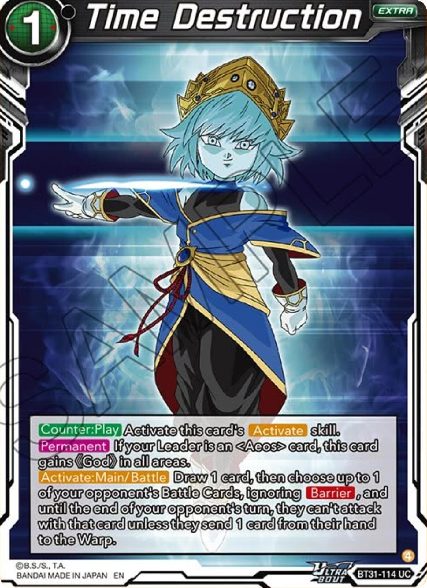 Time Destruction (BT31-114) [Impact Beyond Dimensions] | Shuffle n Cut Hobbies & Games