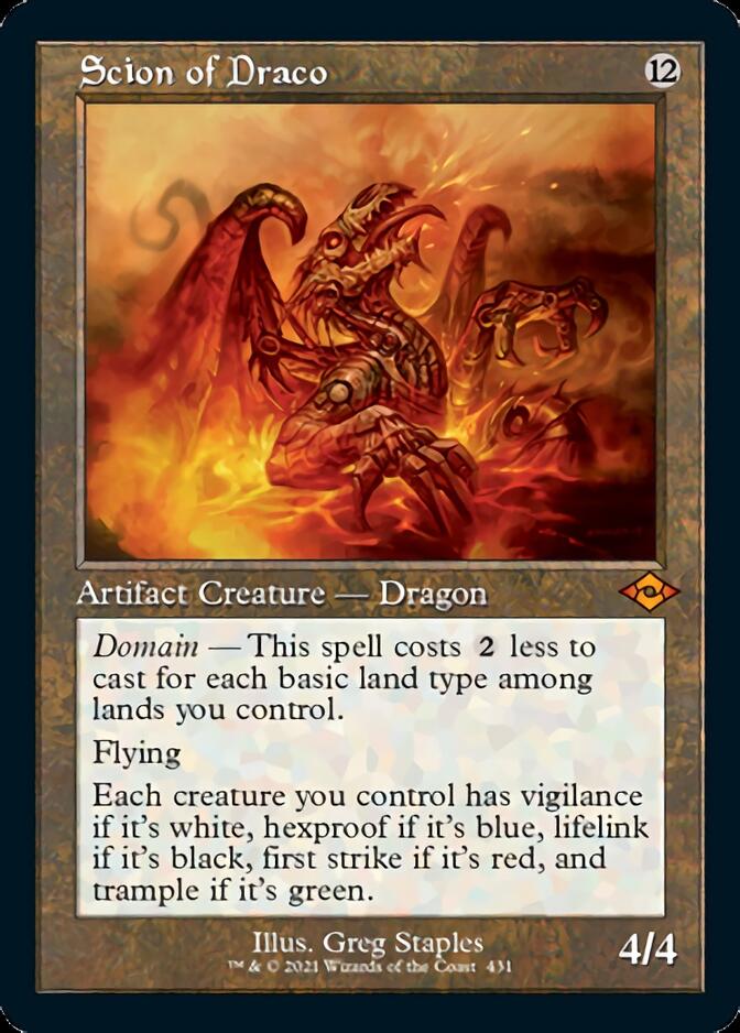 Scion of Draco (Retro) [Modern Horizons 2] | Shuffle n Cut Hobbies & Games