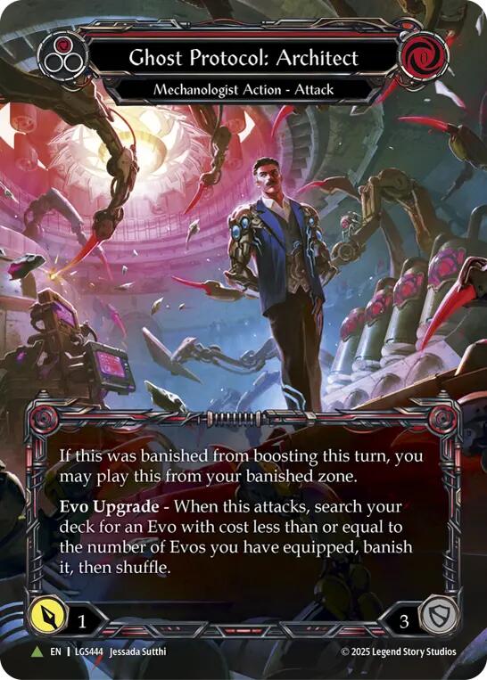 Ghost Protocol: Architect [LGS444] (Promo)  Cold Foil | Shuffle n Cut Hobbies & Games