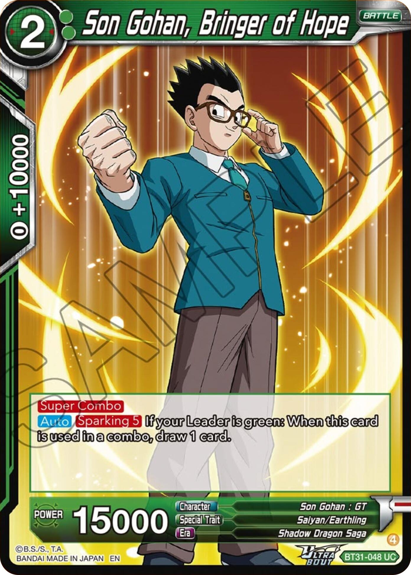 Son Gohan, Bringer of Hope (BT31-048) [Impact Beyond Dimensions] | Shuffle n Cut Hobbies & Games