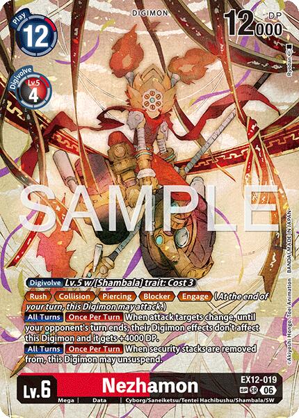 Nezhamon [EX12-019] (SP) [Digital World Shambala] | Shuffle n Cut Hobbies & Games