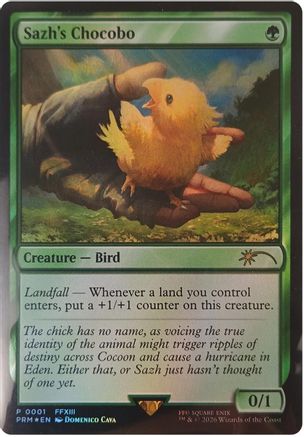 Sazh's Chocobo (UMP-001) [Unique and Miscellaneous Promos] Foil | Shuffle n Cut Hobbies & Games