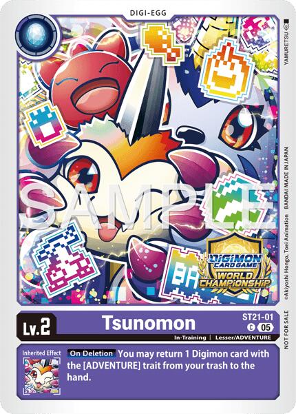 Tsunomon [ST21-01] (World Championship 26–27 Regionals Season 2) [Starter Deck: Hero of Hope] | Shuffle n Cut Hobbies & Games