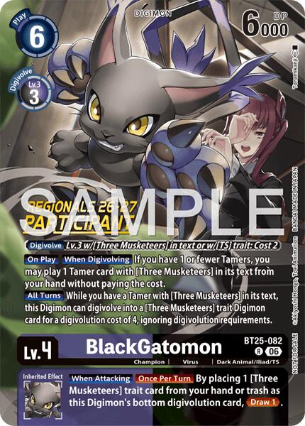 BlackGatomon [BT25-082] (Regionals 26-27 Season 2 Participant) [Dual Revolution] | Shuffle n Cut Hobbies & Games