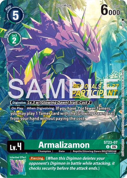 Armalizamon [ST23-07] (Regionals 26-27 Season 2 Participant) [Starter Deck: Beatbreak] | Shuffle n Cut Hobbies & Games