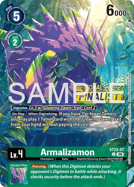 Armalizamon [ST23-07] (Regionals 26-27 Season 2 Finalist) [Starter Deck: Beatbreak] | Shuffle n Cut Hobbies & Games