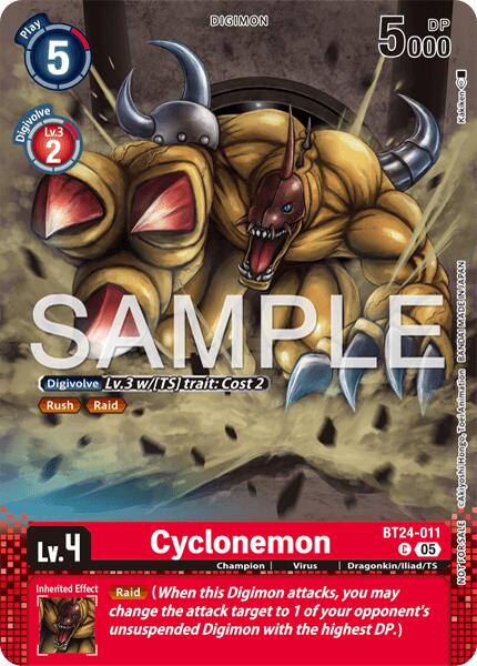 Cyclonemon [BT24-011] (Event Pack 10) [Time Stranger] | Shuffle n Cut Hobbies & Games