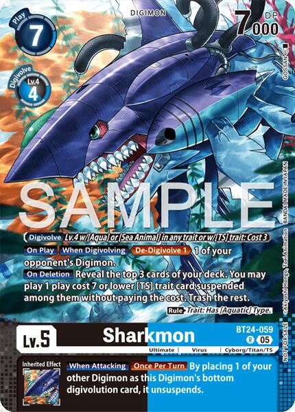 Sharkmon [BT24-059] (Event Pack 10) [Time Stranger] | Shuffle n Cut Hobbies & Games
