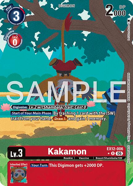 Kakamon [EX12-006] (Box Topper) [Digital World Shambala] | Shuffle n Cut Hobbies & Games