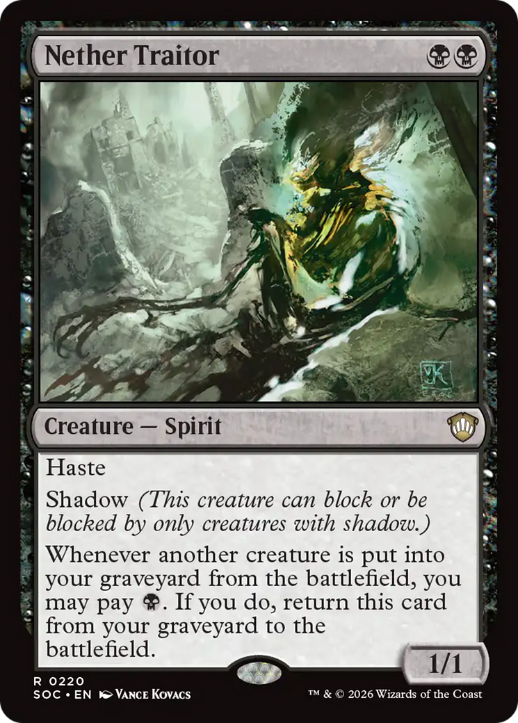 Nether Traitor [Secrets of Strixhaven Commander] | Shuffle n Cut Hobbies & Games