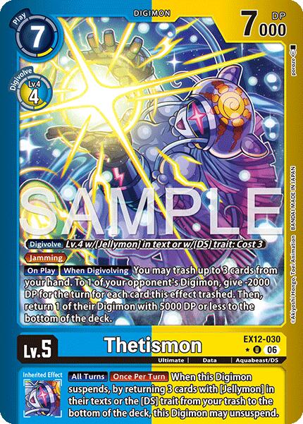 Thetismon [EX12-030] (Limited Foil) [Digital World Shambala] | Shuffle n Cut Hobbies & Games