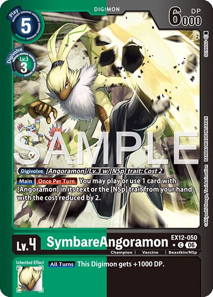 SymbareAngoramon [EX12-050] (Limited Foil) [Digital World Shambala] | Shuffle n Cut Hobbies & Games