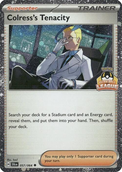 Colress's Tenacity (057/064) (Ultra Ball League) [League & Championship Cards] | Shuffle n Cut Hobbies & Games