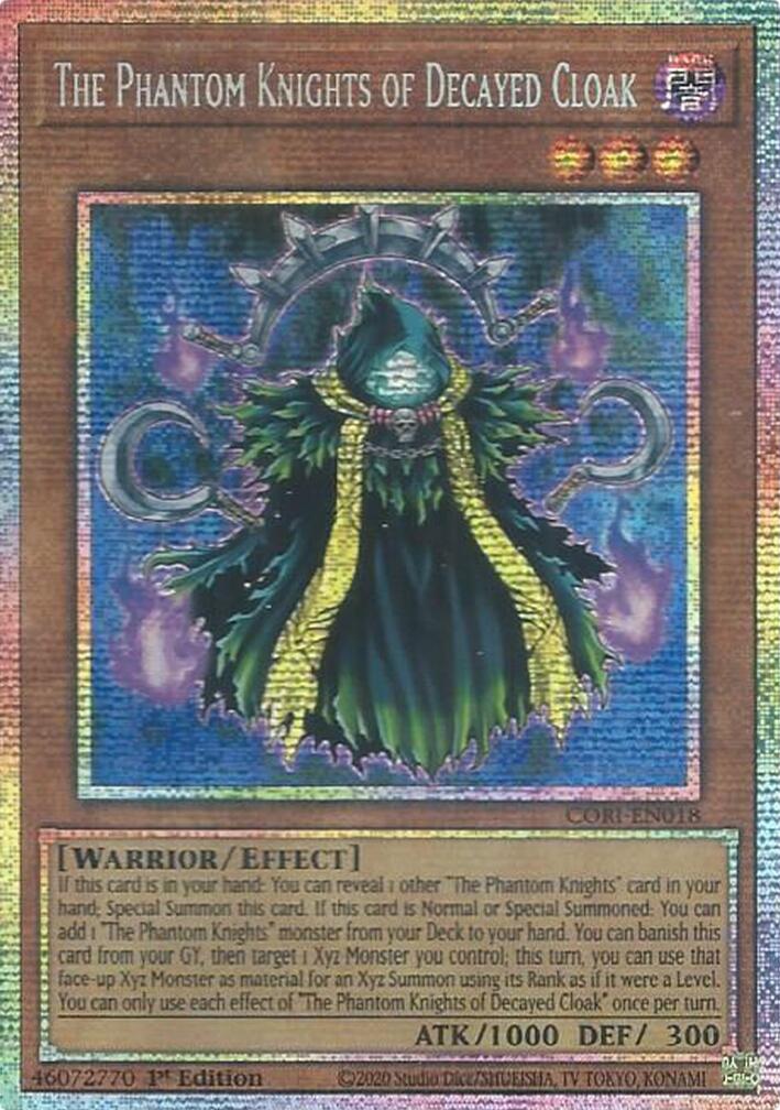The Phantom Knights of Decayed Cloak (Starlight Rare) [CORI-EN018] Starlight Rare | Shuffle n Cut Hobbies & Games