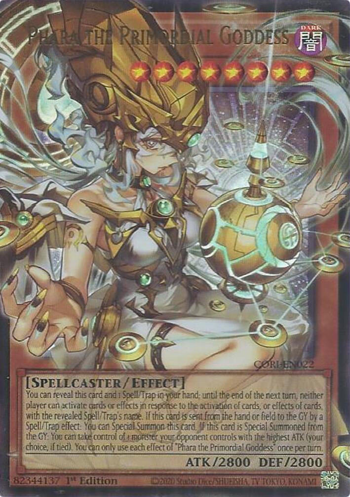 Phara the Primordial Goddess (Extended Art) [CORI-EN022] Ultra Rare | Shuffle n Cut Hobbies & Games