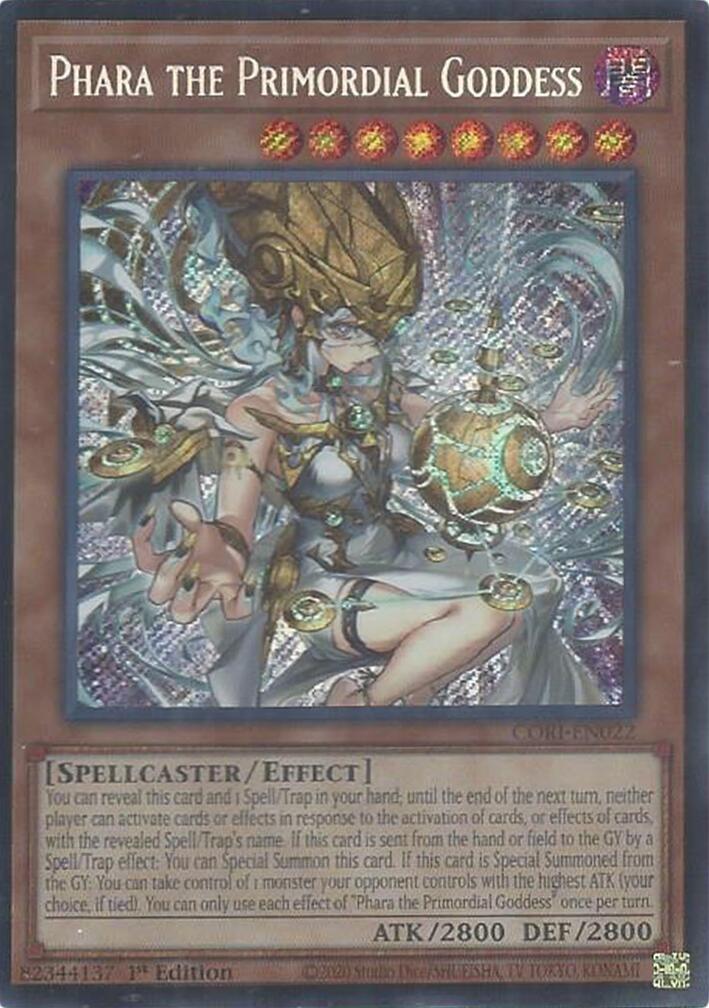Phara the Primordial Goddess (Secret Rare) [CORI-EN022] Secret Rare | Shuffle n Cut Hobbies & Games
