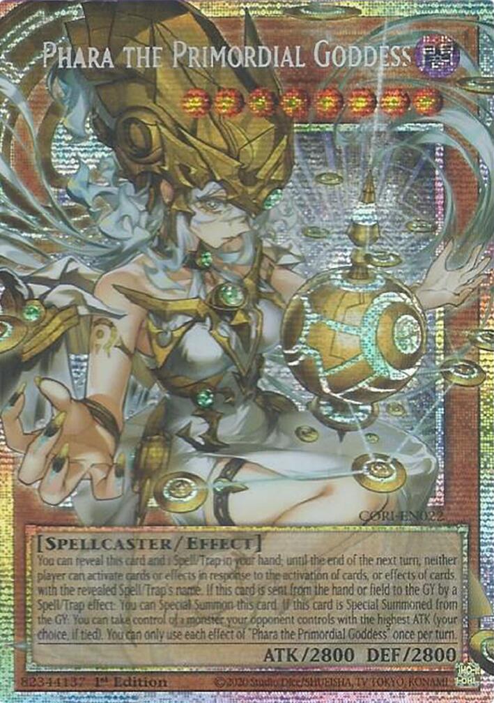 Phara the Primordial Goddess (Starlight Rare) (Extended Art) [CORI-EN022] Starlight Rare | Shuffle n Cut Hobbies & Games