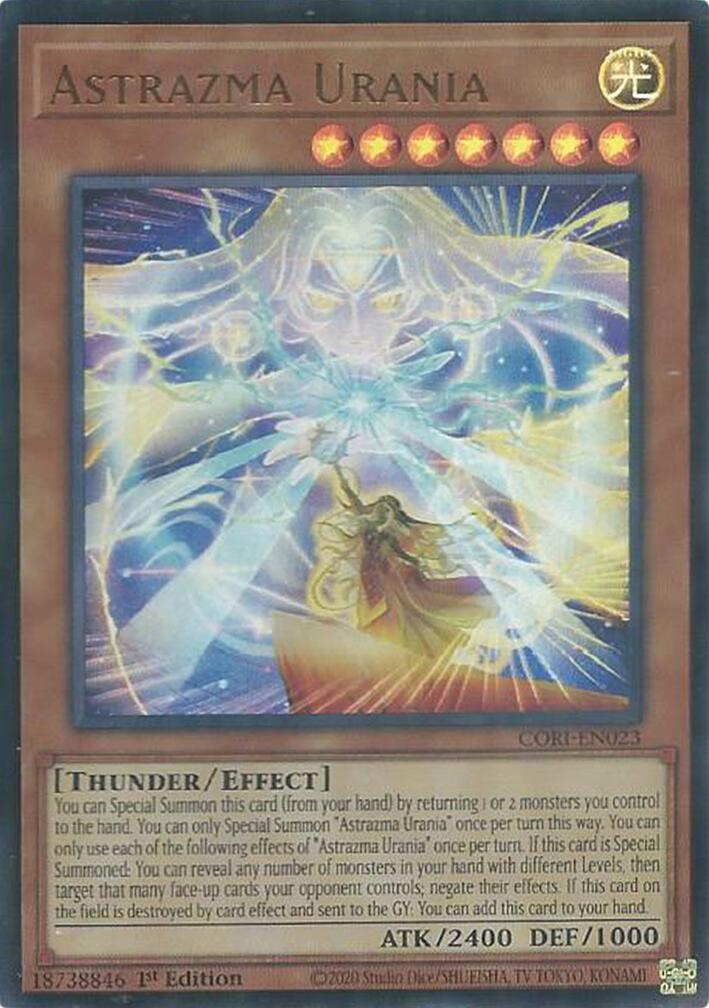 Astrazma Urania [CORI-EN023] Ultra Rare | Shuffle n Cut Hobbies & Games