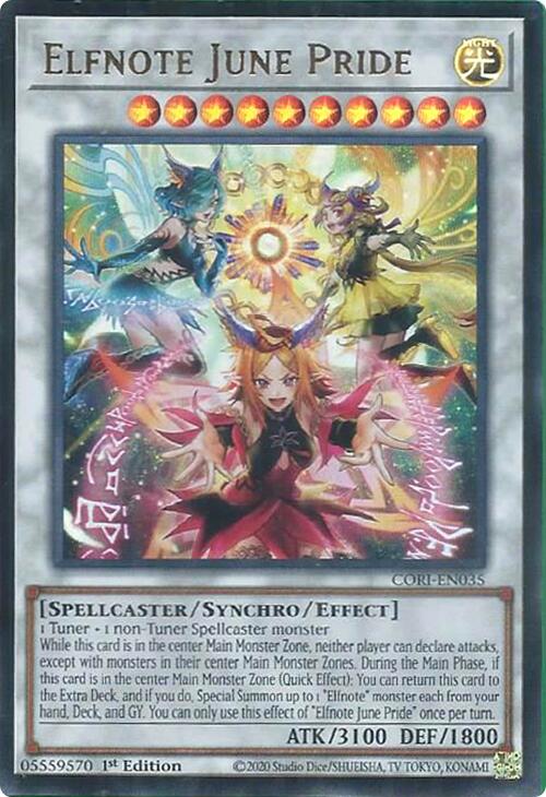 Elfnote June Pride [CORI-EN035] Ultra Rare | Shuffle n Cut Hobbies & Games