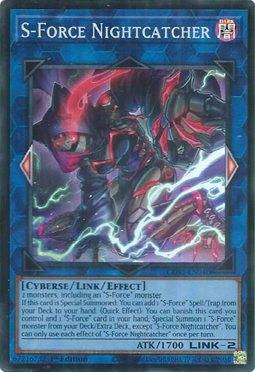 S-Force Nightcatcher [CORI-EN040] Super Rare | Shuffle n Cut Hobbies & Games