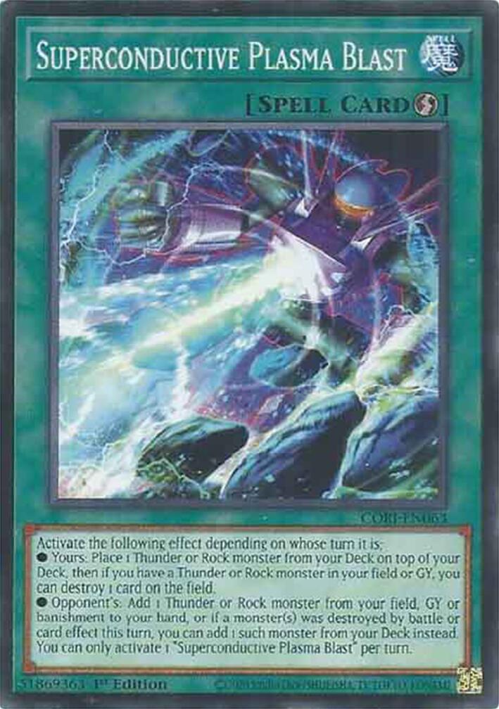 Superconductive Plasma Blast [CORI-EN063] Common | Shuffle n Cut Hobbies & Games