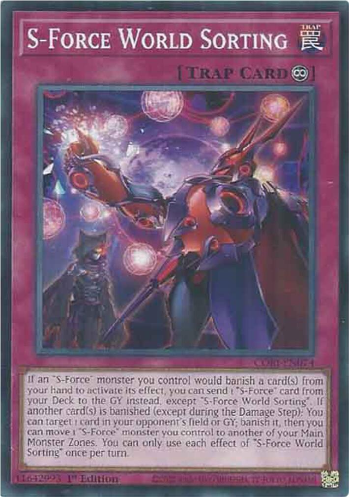 S-Force World Sorting [CORI-EN074] Common | Shuffle n Cut Hobbies & Games