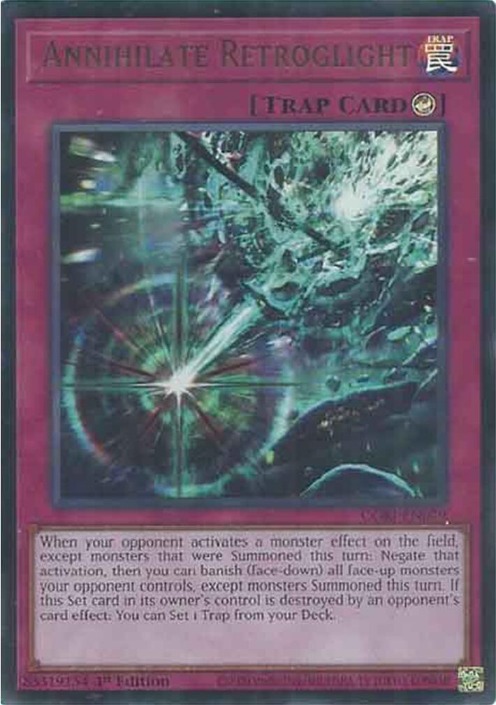 Annihilate Retroglight [CORI-EN079] Ultra Rare | Shuffle n Cut Hobbies & Games